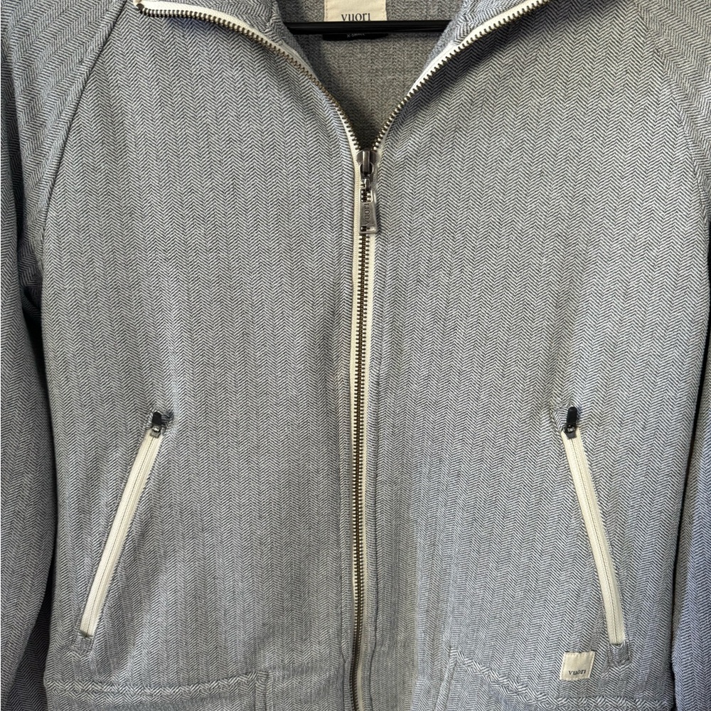Vuori women’s herringbone zip-up jacket